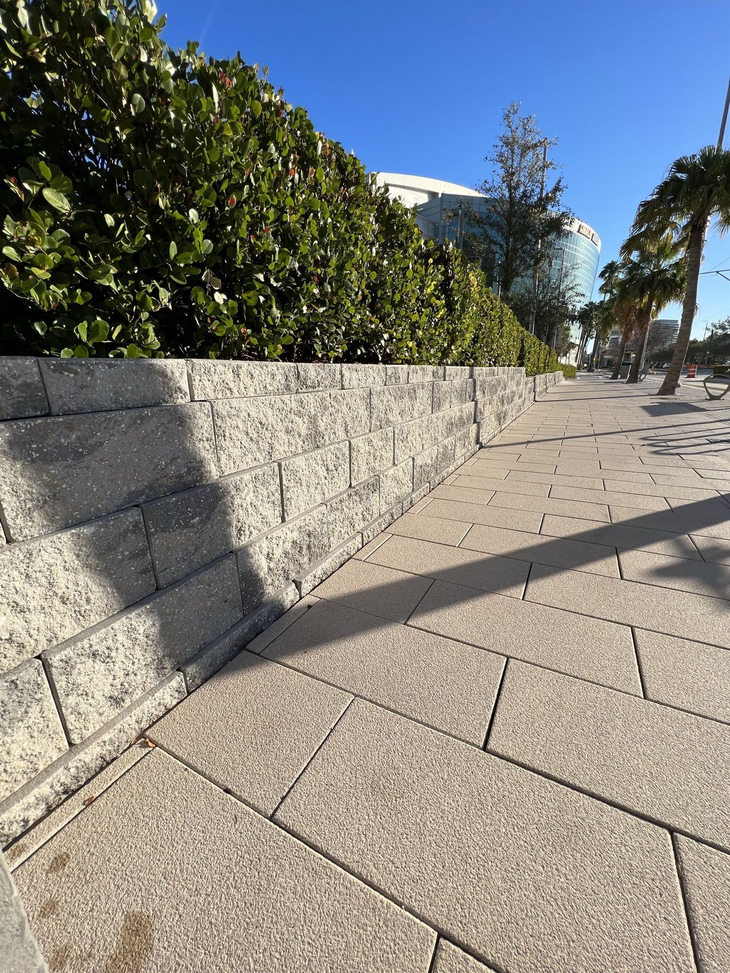 Commercial Hardscapes — Commercial project in Tampa Bay, FL