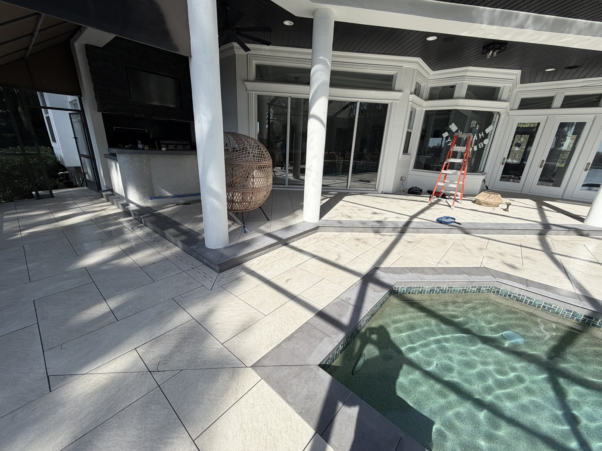 Paver installation by Evolution Pro Pavers in Tampa, FL